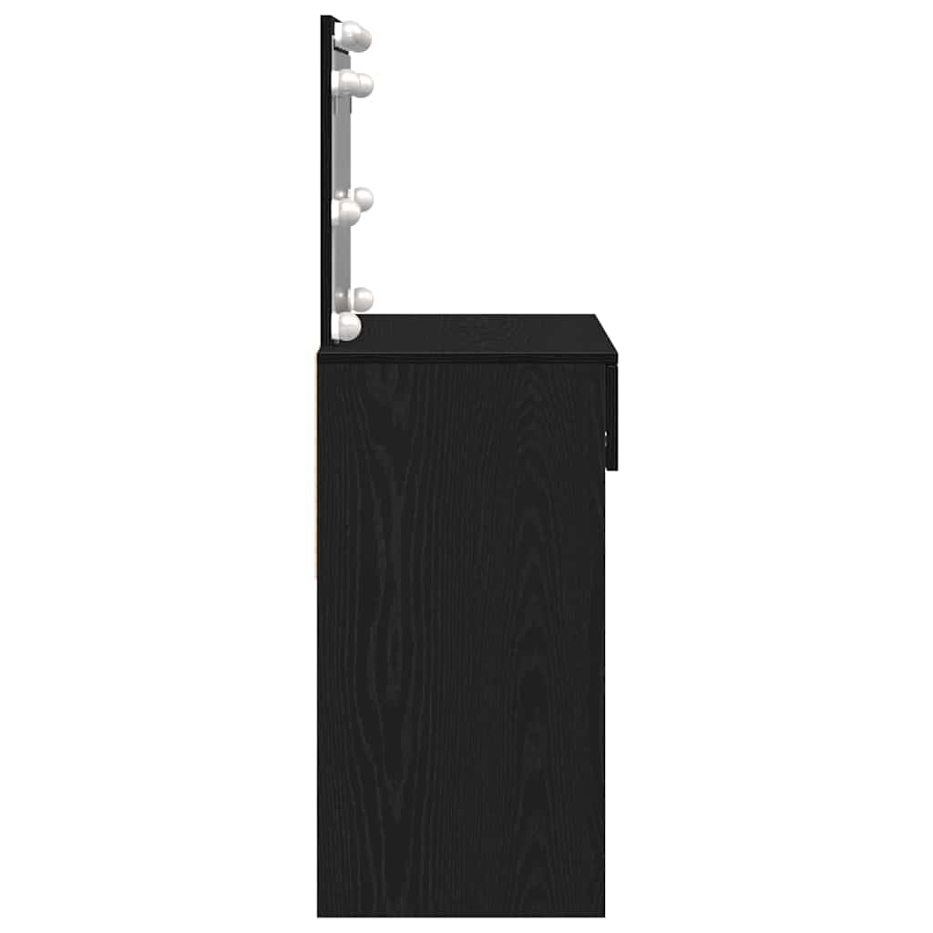 vidaXL Toaletka Czarny Dąb 100 x 40 x 120 cm Materiał drewnopochodny