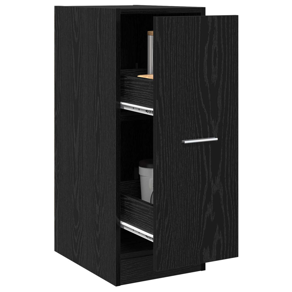 vidaXL Szafka apteczna Czarny dąb 30 x 41 x 77,5 cm