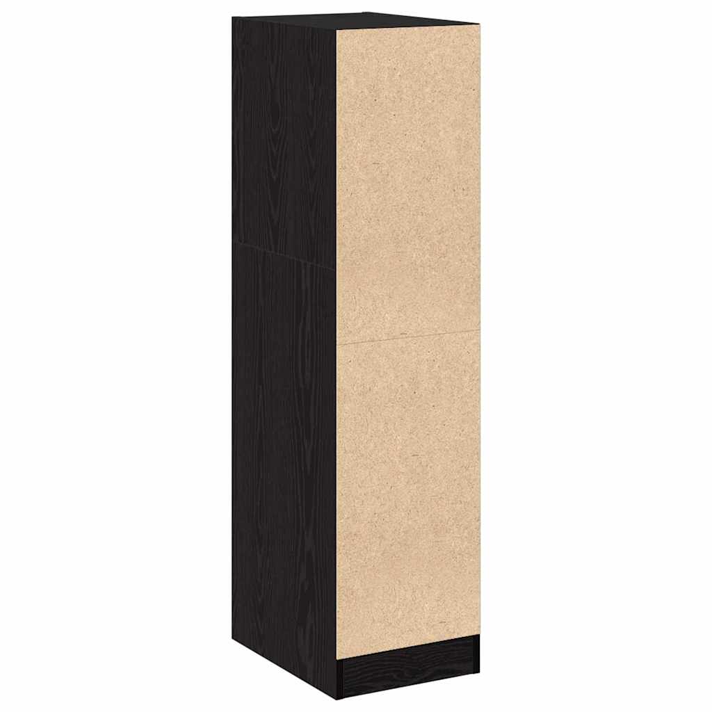 vidaXL Szafka apteczna Czarny dąb 30 x 41 x 118 cm