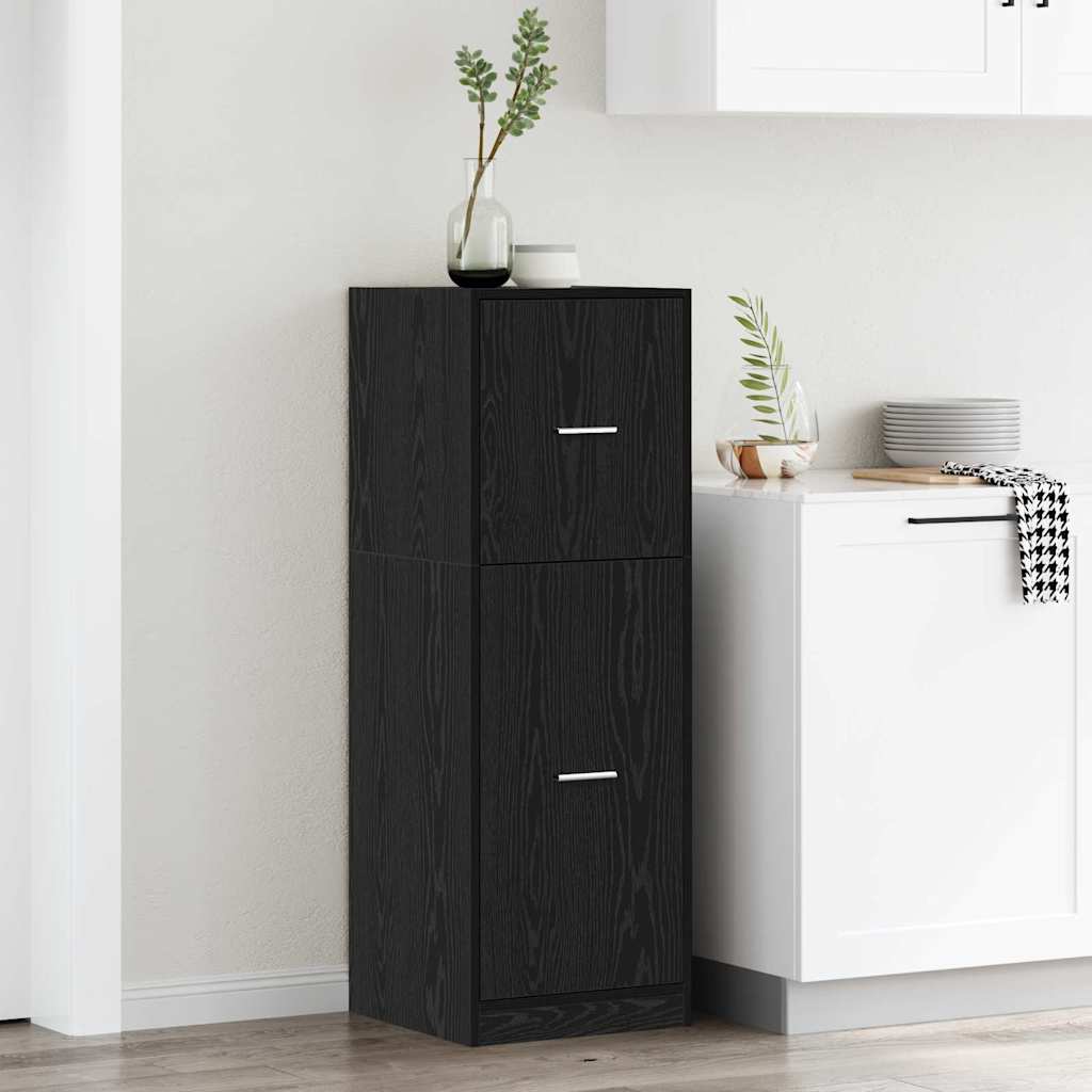 vidaXL Szafka apteczna Czarny dąb 40 x 41 x 118 cm