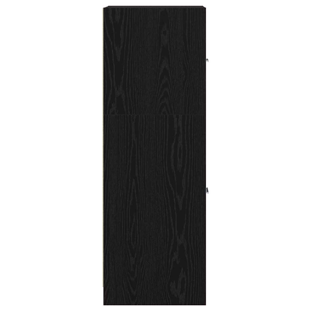vidaXL Szafka apteczna Czarny dąb 40 x 41 x 118 cm