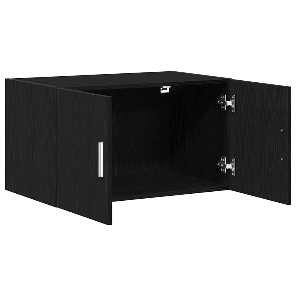 vidaXL Szafka ścienna Czarny dąb 70 x 42.5 x 40 cm