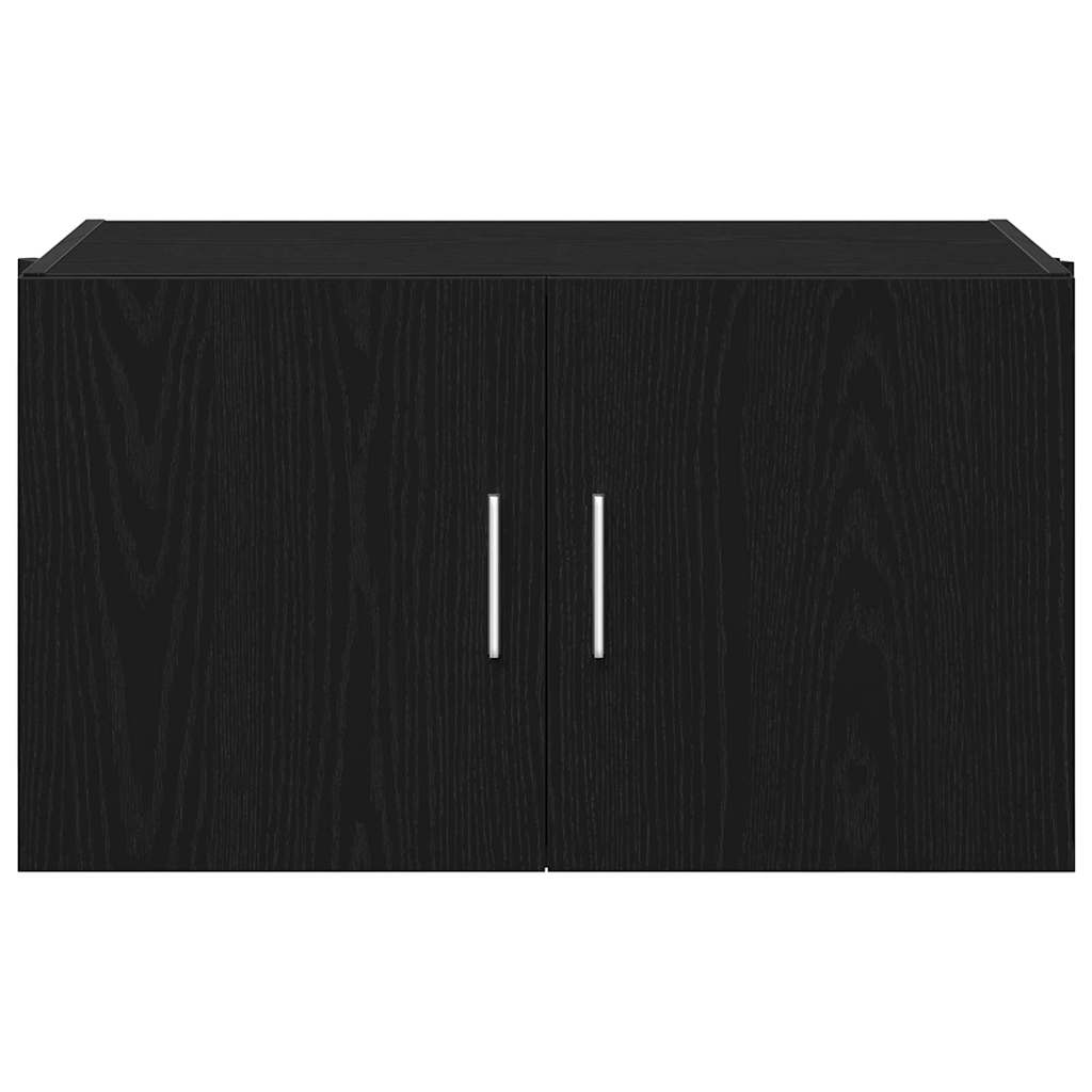 vidaXL Szafka ścienna Czarny dąb 70 x 42.5 x 40 cm