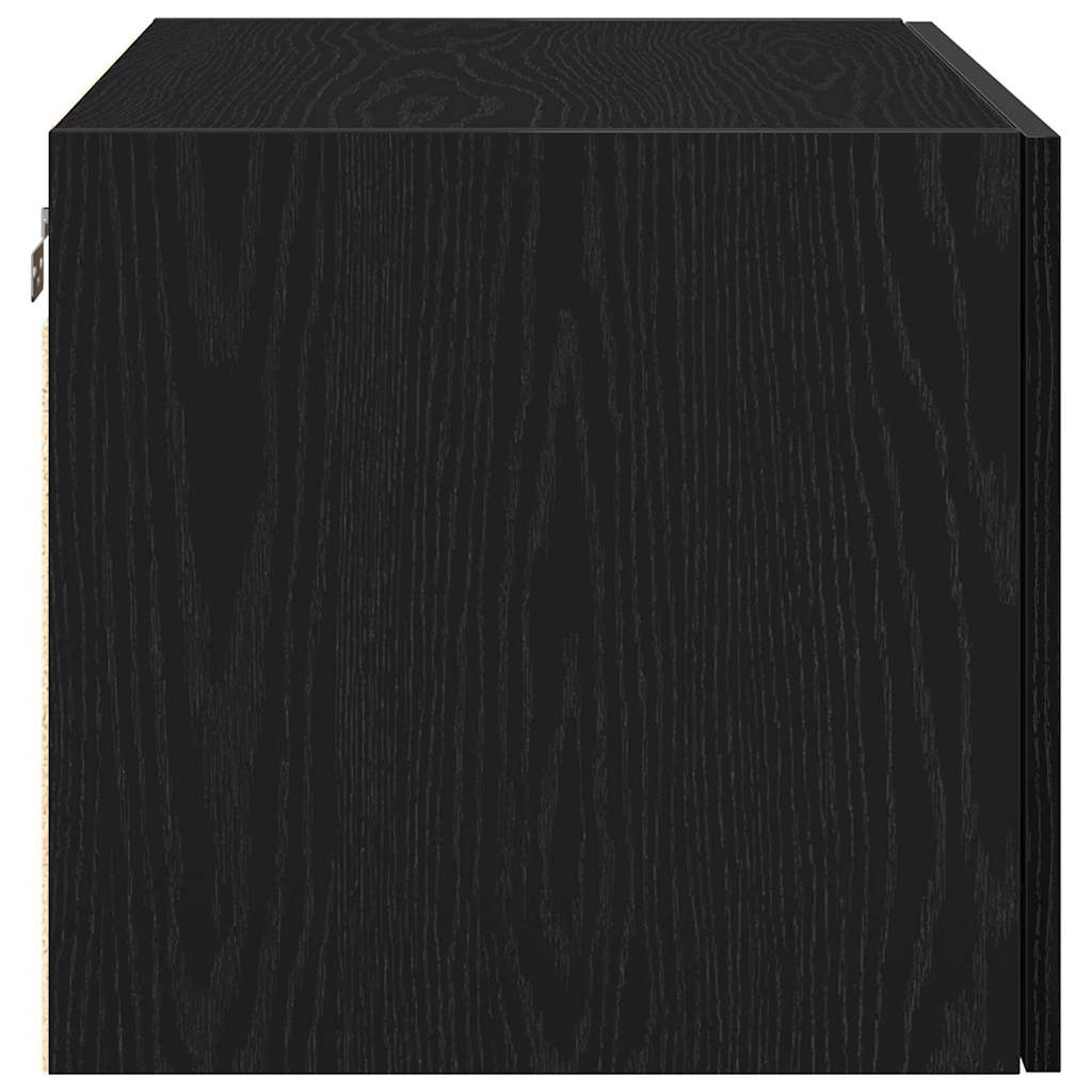 vidaXL Szafka ścienna Czarny dąb 70 x 42.5 x 40 cm
