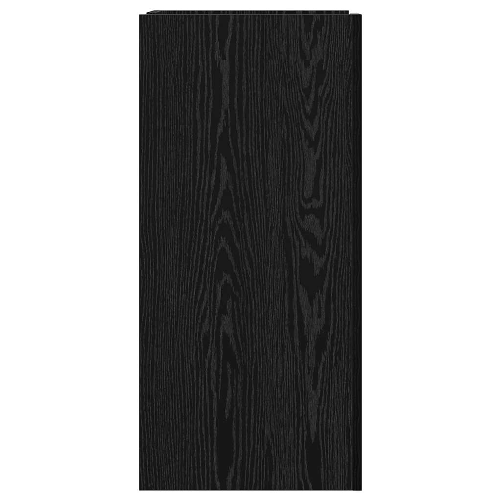 vidaXL Bufet Czarny Dąb 45 x 35 x 75 cm