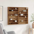 vidaXL Witryna Stare drewno 100 x 8,5 x 75 cm Materiał drewnopochodny