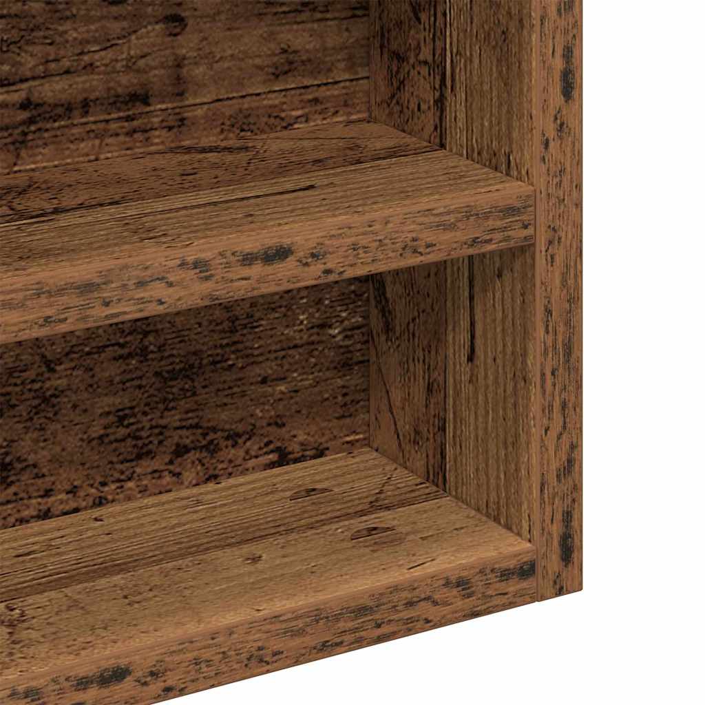 vidaXL Witryna Stare drewno 60 x 8,5 x 58 cm Materiał drewnopochodny