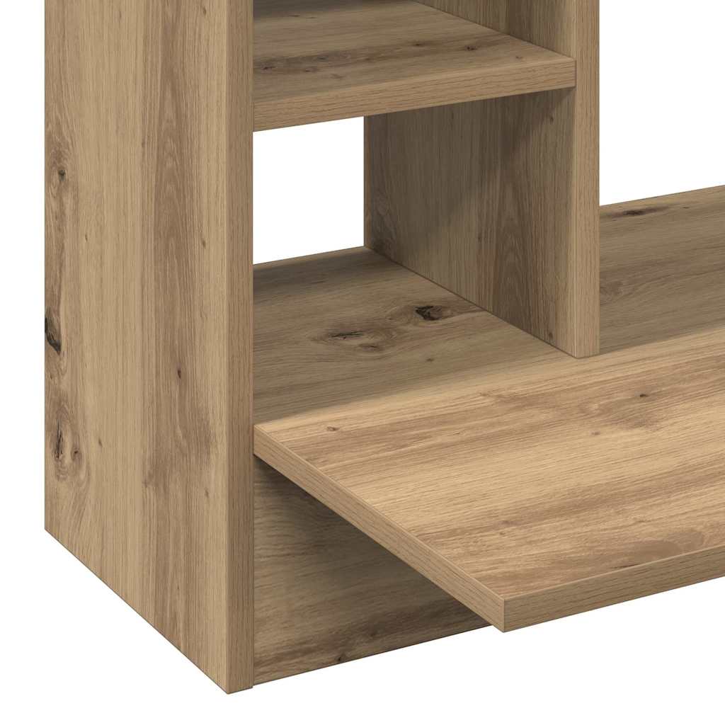 vidaXL Biurko montowane na ścianie dąb artisan Materiał drewnopochodny
