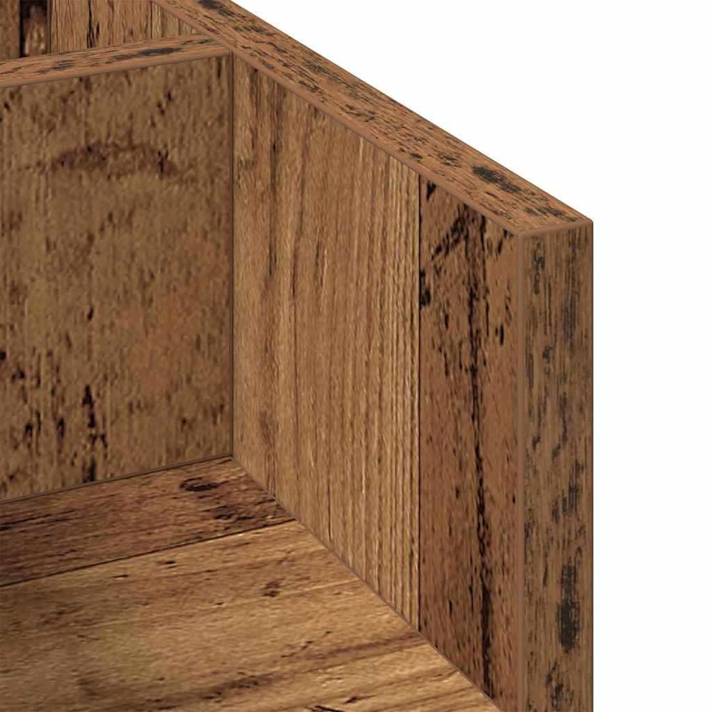 vidaXL Organizator biurka Stare drewno 44,5 x 24 x 25 cm