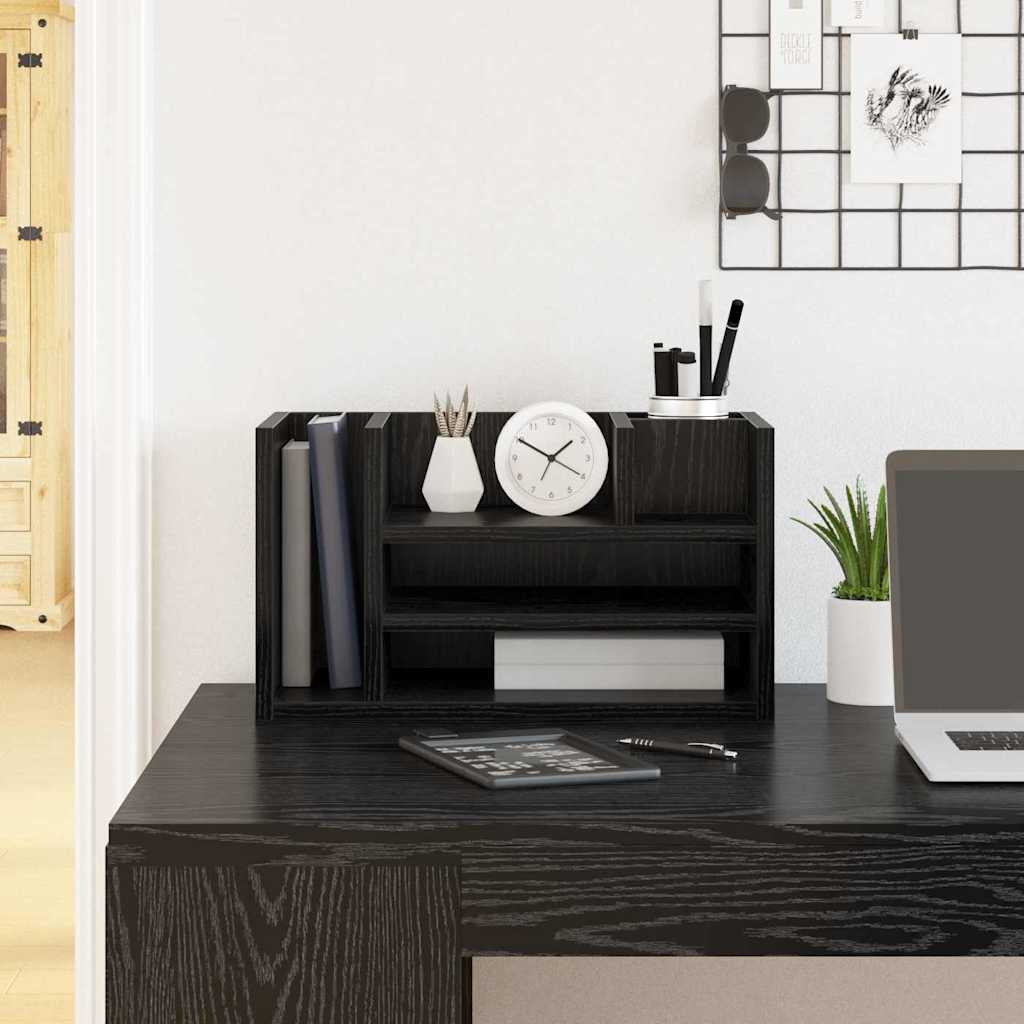 vidaXL Organizator biurka Stare drewno 44,5 x 24 x 25 cm