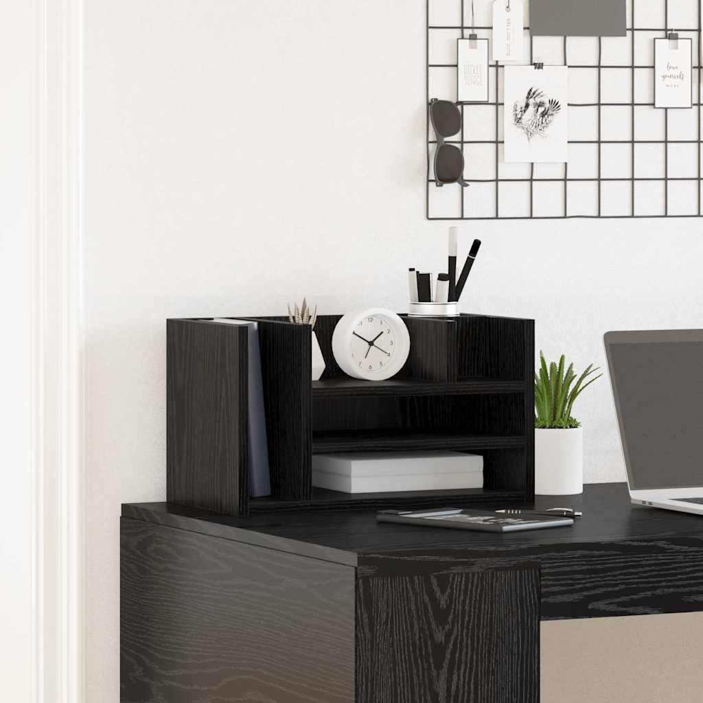 vidaXL Organizator biurka Stare drewno 44,5 x 24 x 25 cm