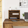 vidaXL Organizator biurka Stare drewno 36 x 26 x 29,5 cm