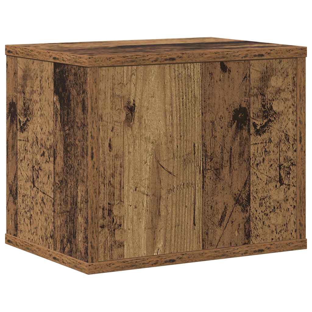 vidaXL Organizator biurka Stare drewno 36 x 26 x 29,5 cm