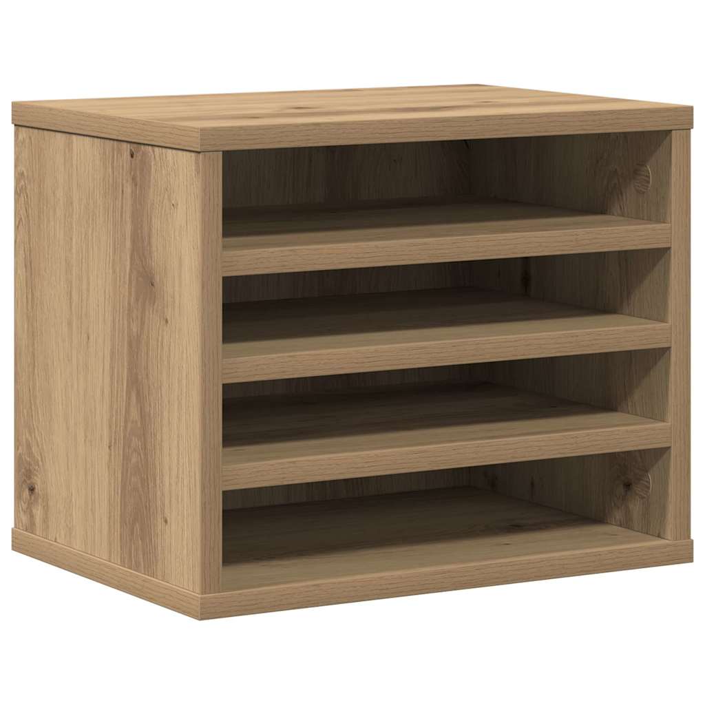 vidaXL Organizator biurka Dąb rzemieślniczy 36 x 26 x 29,5 cm