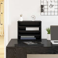 vidaXL Organizator biurka Czarny Dąb 36 x 26 x 29,5 cm