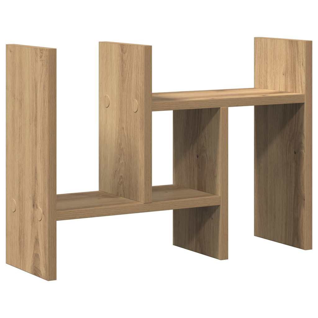 vidaXL Organizator biurka Dąb rzemieślniczy 50 x 15,5 x 35,5 cm