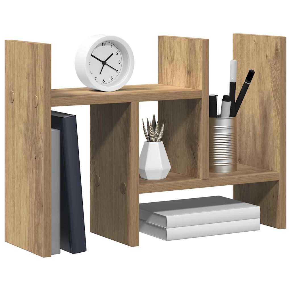 vidaXL Organizator biurka Dąb rzemieślniczy 50 x 15,5 x 35,5 cm