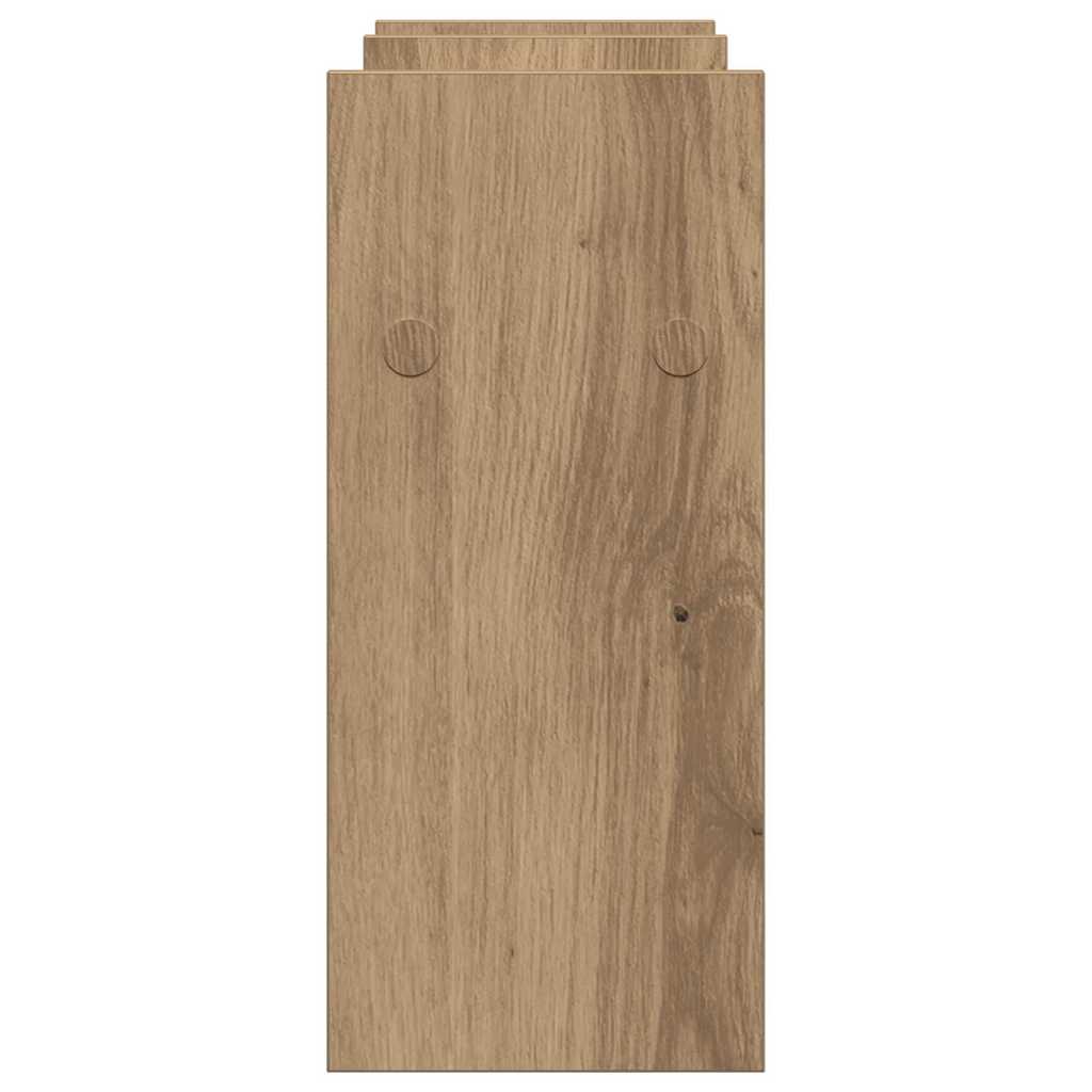 vidaXL Organizator biurka Dąb rzemieślniczy 50 x 15,5 x 35,5 cm