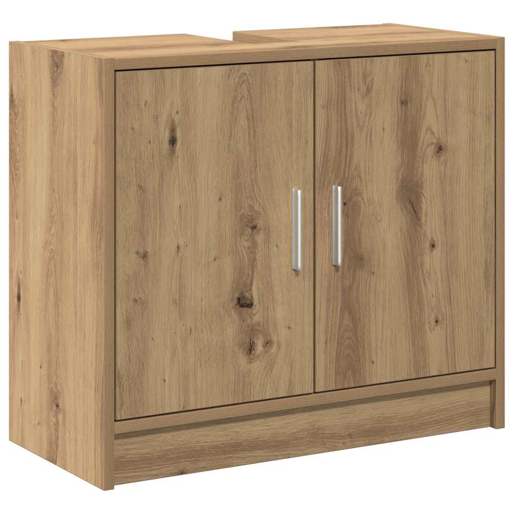 vidaXL Szafka Łazienkowa z drzwiami Dąb rzemieślniczy 63 x 29 x 55 cm