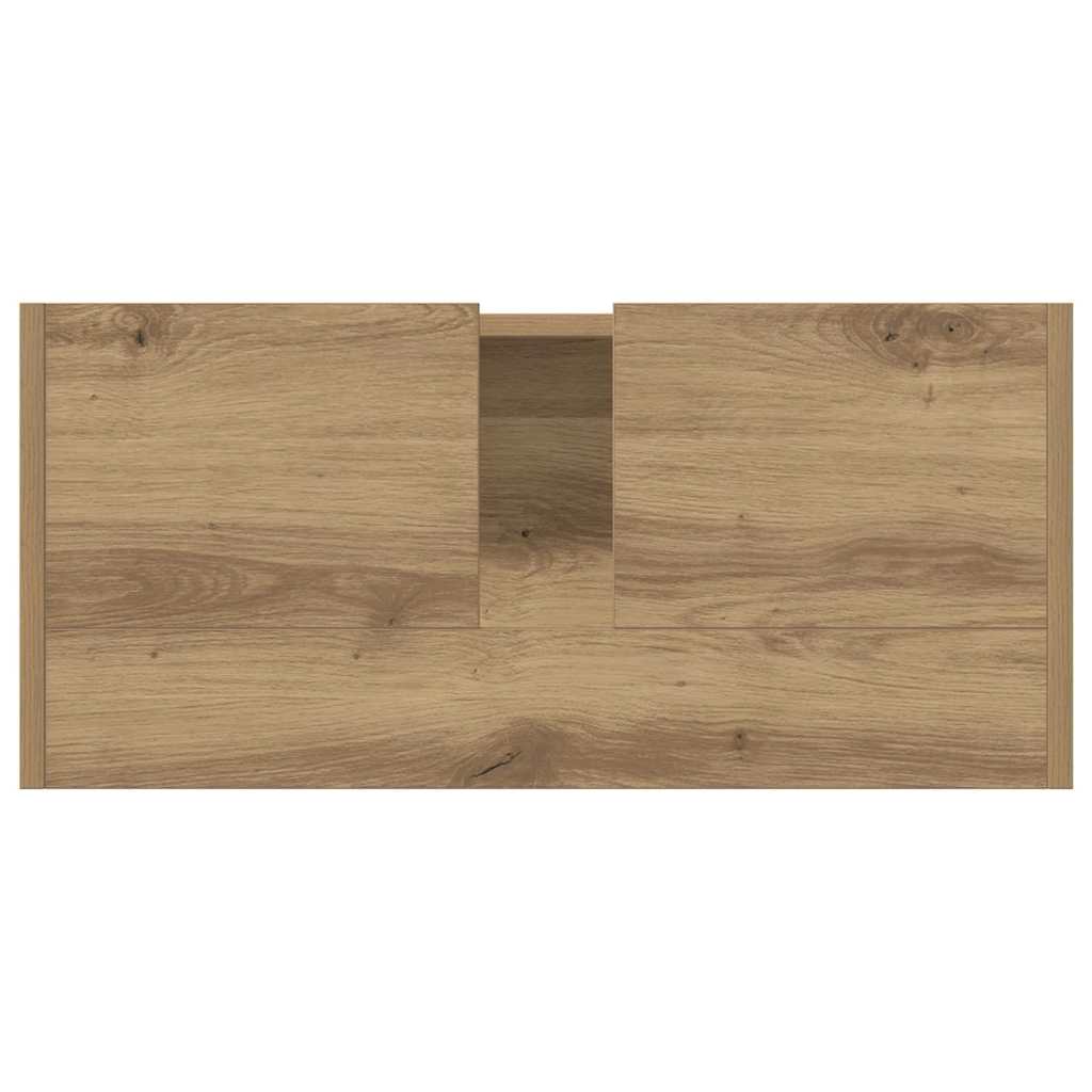 vidaXL Szafka Łazienkowa z drzwiami Dąb rzemieślniczy 63 x 29 x 55 cm