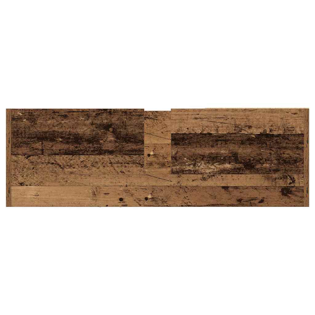 vidaXL Szafka Łazienkowa z półką Stare drewno 90 x 29 x 55 cm