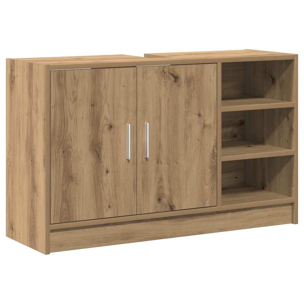 vidaXL Szafka Łazienkowa z półką Dąb rzemieślniczy 90 x 29 x 55 cm