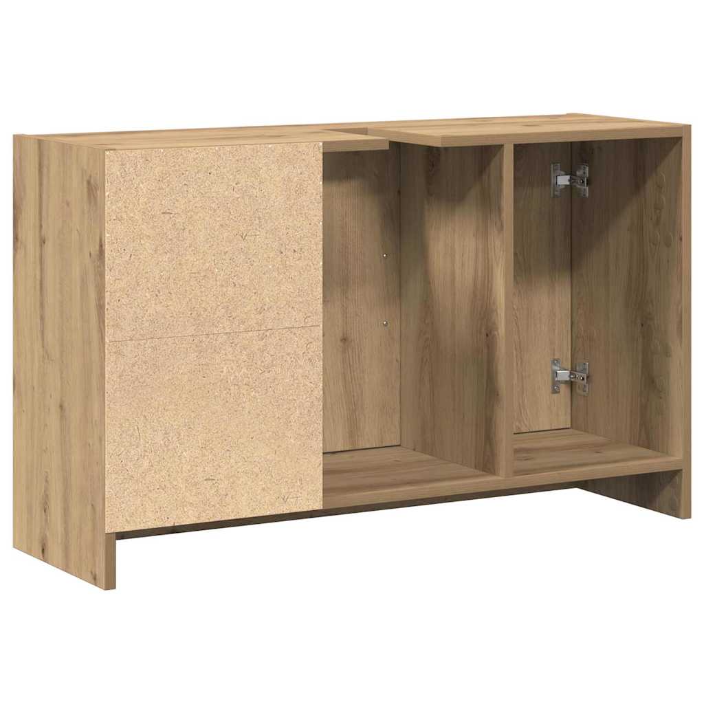vidaXL Szafka Łazienkowa z półką Dąb rzemieślniczy 90 x 29 x 55 cm