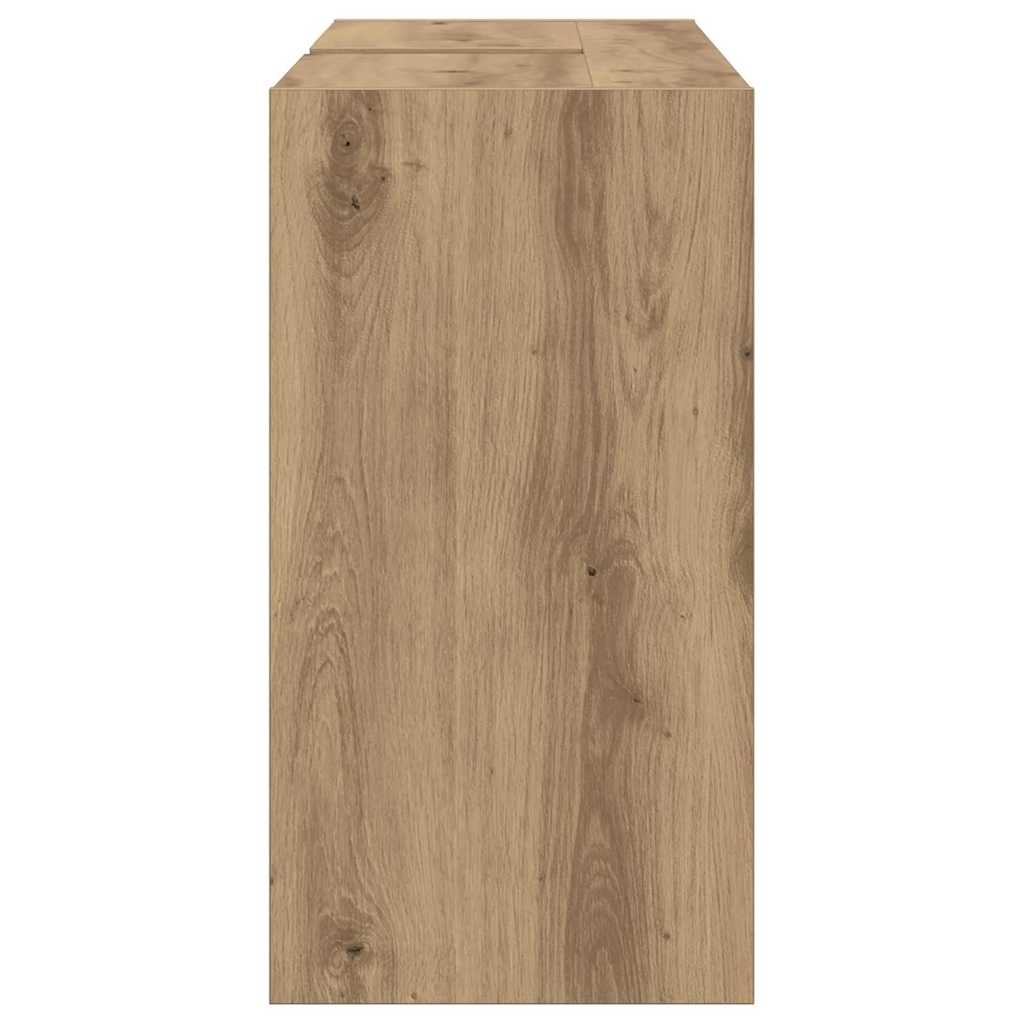 vidaXL Szafka Łazienkowa z półką Dąb rzemieślniczy 90 x 29 x 55 cm