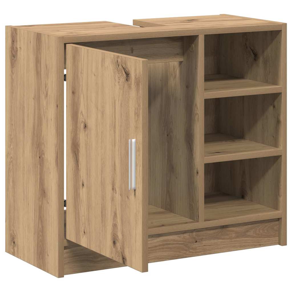 vidaXL Szafka Łazienkowa Dąb rzemieślniczy 63 x 29 x 55 cm