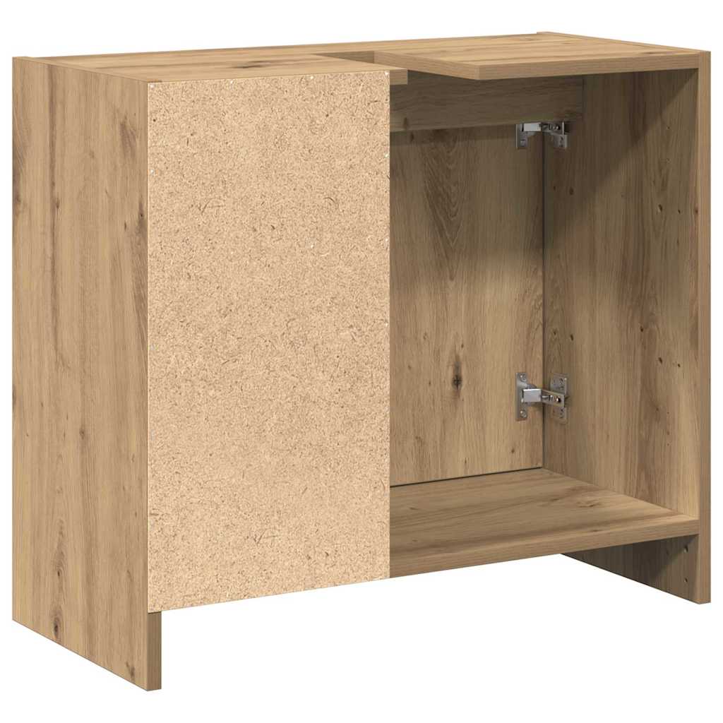 vidaXL Szafka Łazienkowa Dąb rzemieślniczy 63 x 29 x 55 cm
