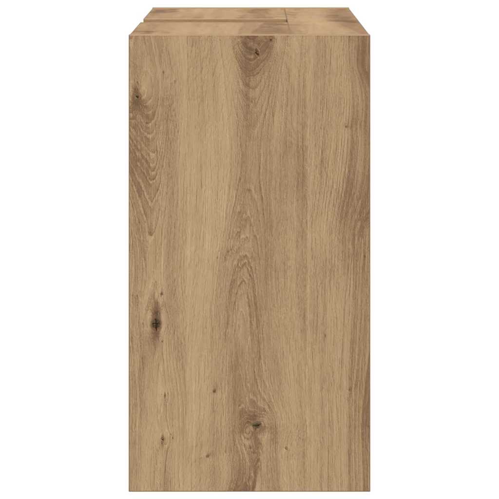 vidaXL Szafka Łazienkowa Dąb rzemieślniczy 63 x 29 x 55 cm
