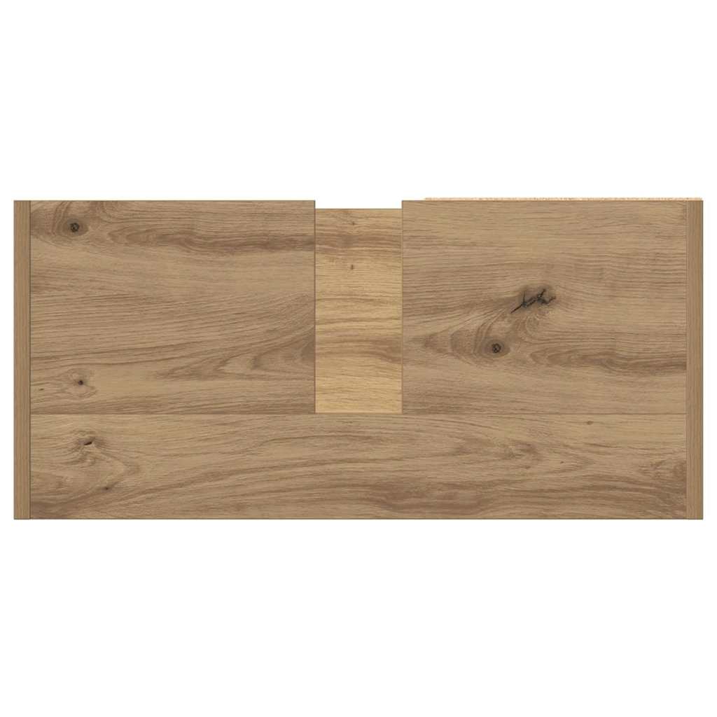 vidaXL Szafka Łazienkowa Dąb rzemieślniczy 63 x 29 x 55 cm