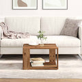 vidaXL Stolik kawowy Stare drewno 51,5 x 51,5 x 30 cm