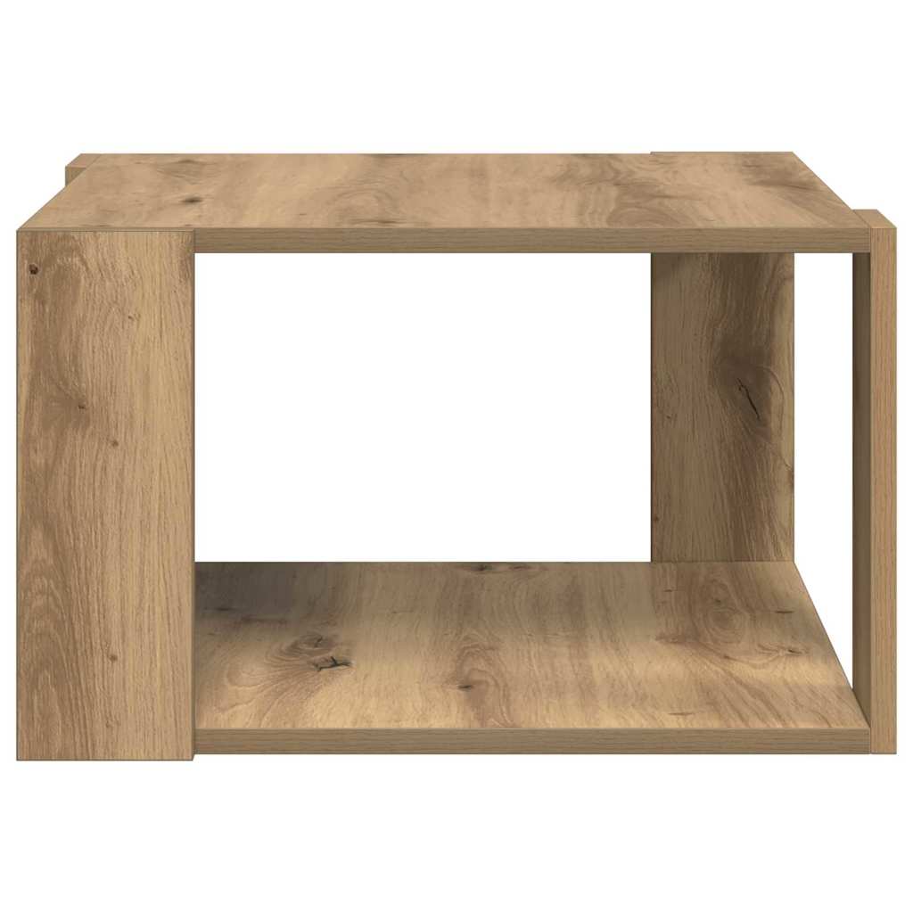 vidaXL Stolik kawowy Dąb rzemieślniczy 51,5 x 51,5 x 30 cm