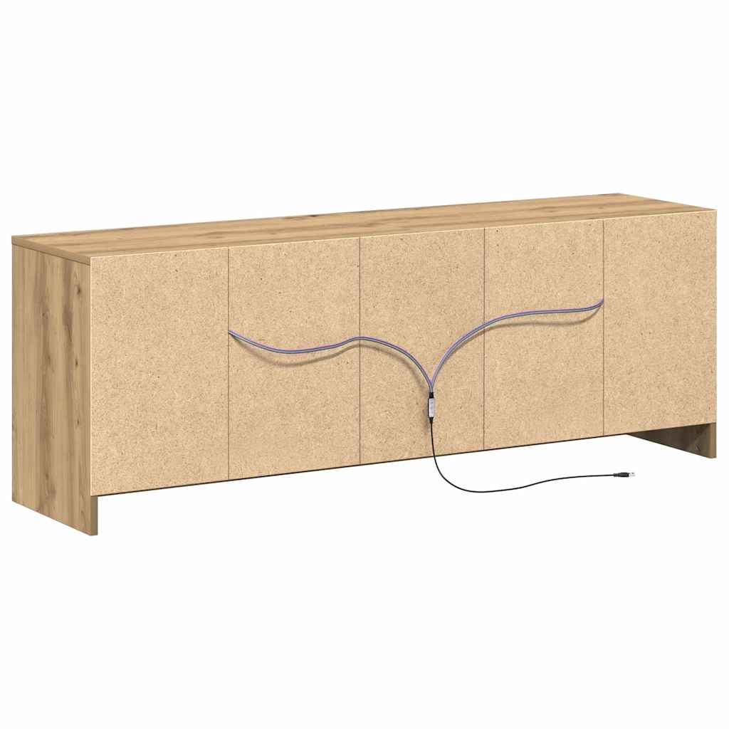 vidaXL Jednostki telewizyjne Brązowy 139,5 x 34 x 50 cm