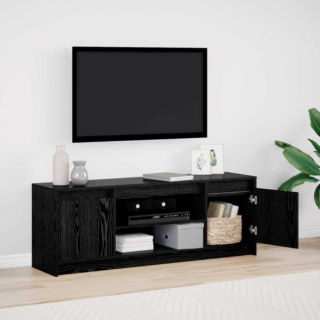 vidaXL Jednostki telewizyjne Czarny 139,5 x 34 x 50 cm