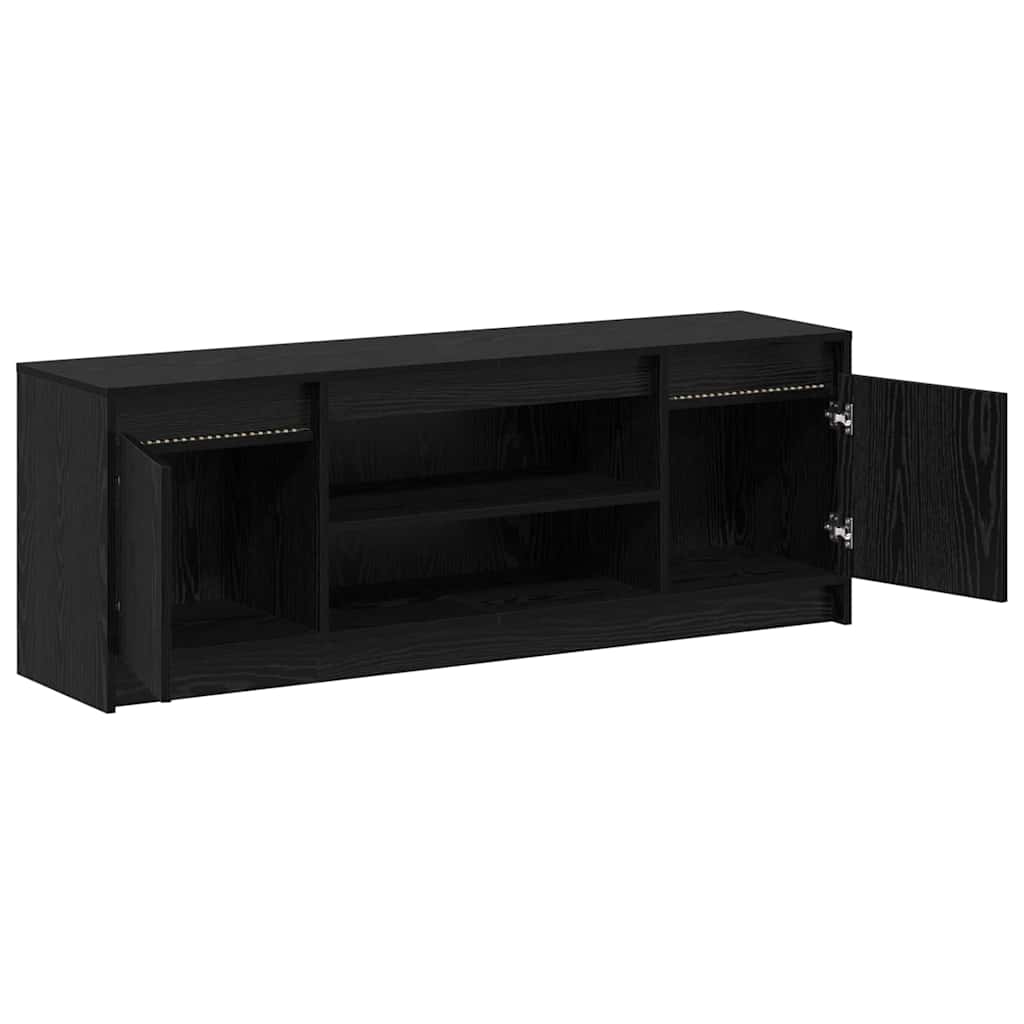 vidaXL Jednostki telewizyjne Czarny 139,5 x 34 x 50 cm
