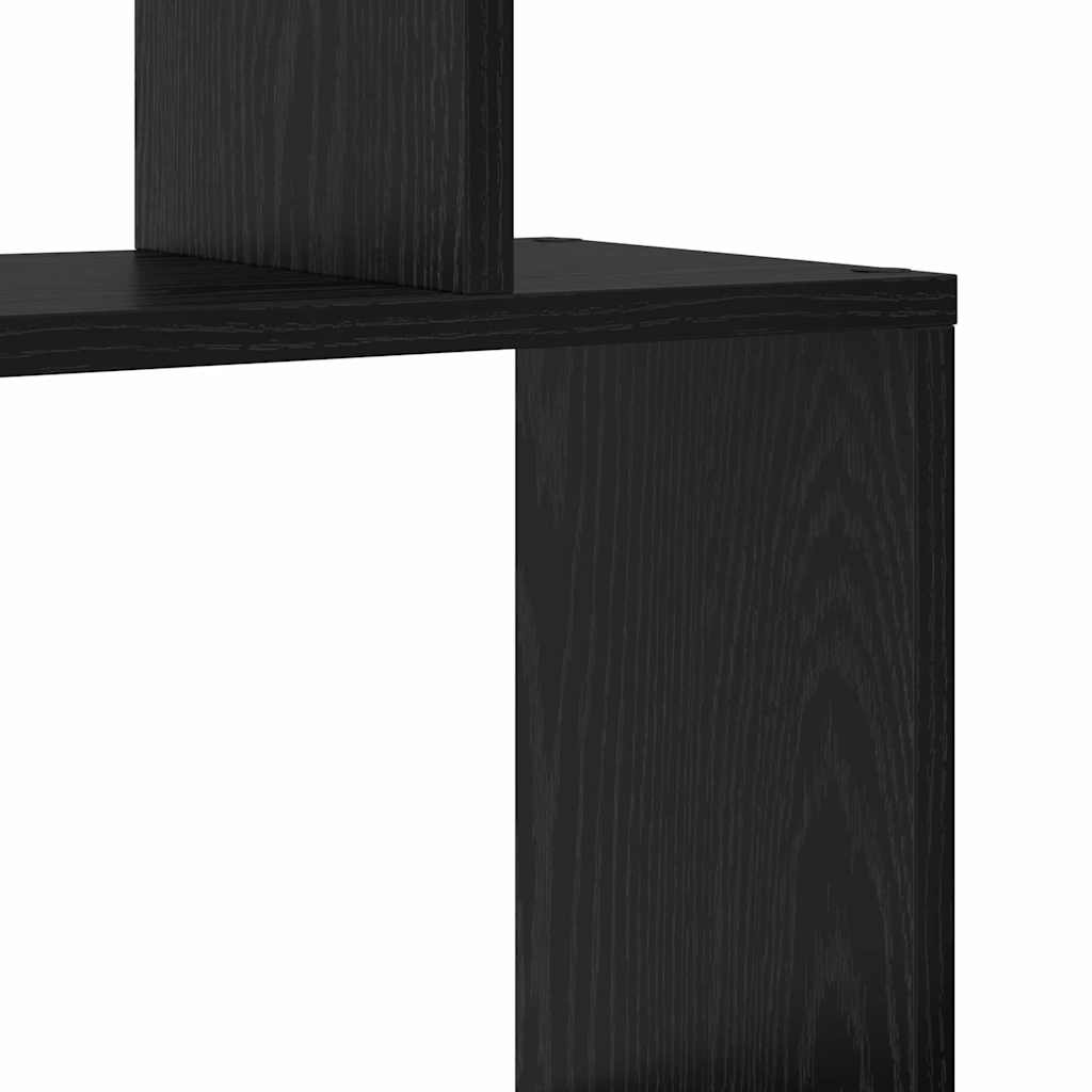 vidaXL Szafka na książki Czarny Dąb 70 x 24 x 193,5 cm
