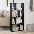 vidaXL Szafka na książki 8 poziomów 60 x 20 x 120,5 cm Czarny Dąb