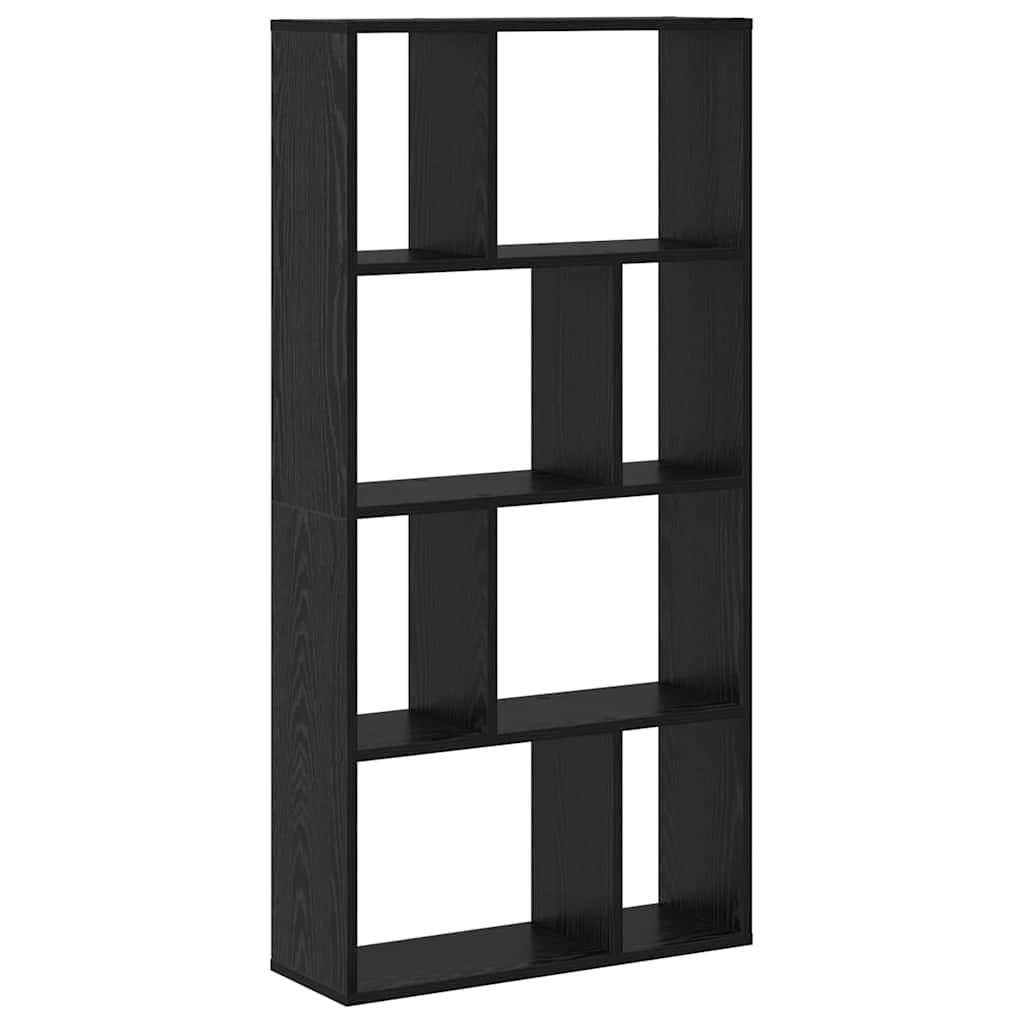 vidaXL Szafka na książki 8 poziomów 60 x 20 x 120,5 cm Czarny Dąb