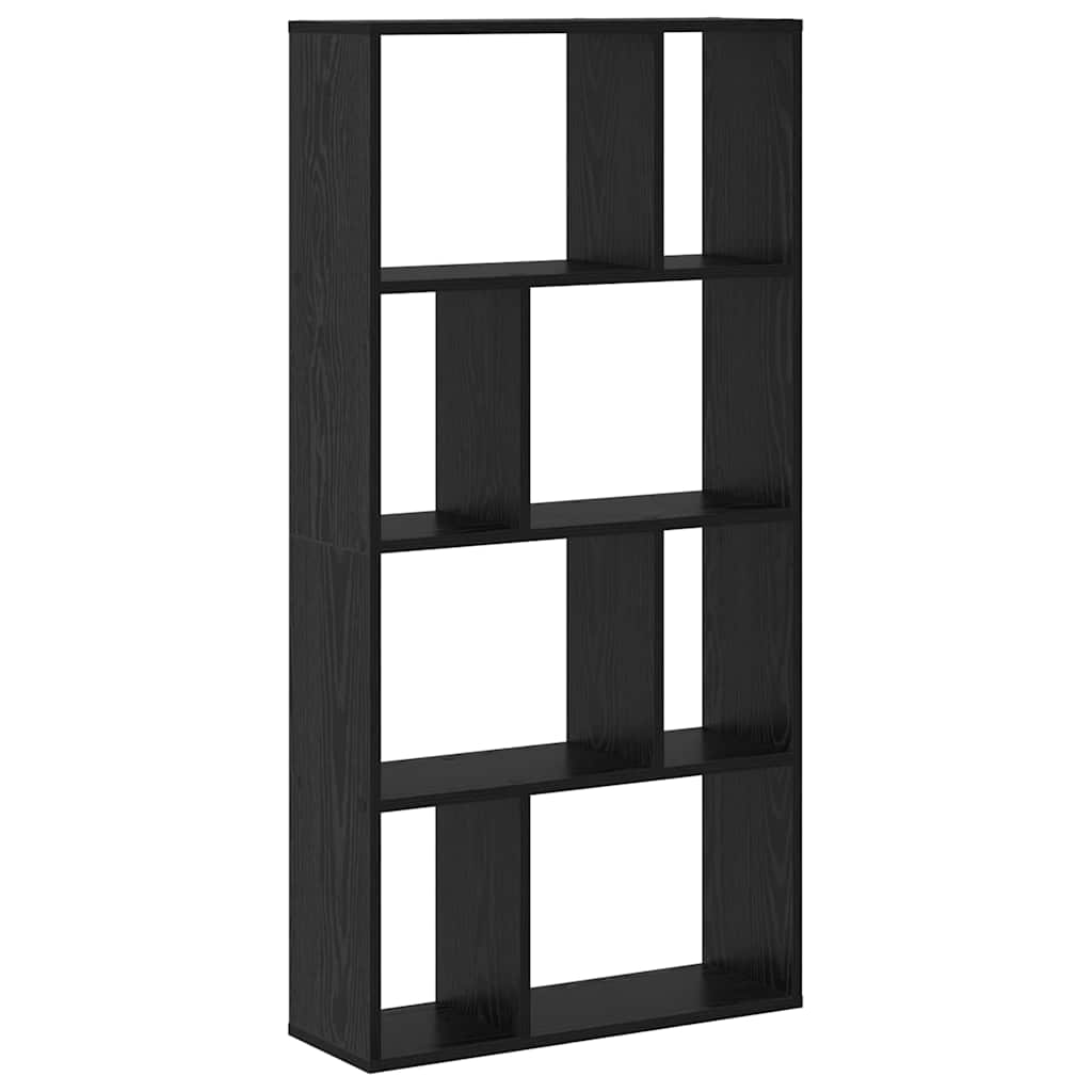 vidaXL Szafka na książki 8 poziomów 60 x 20 x 120,5 cm Czarny Dąb