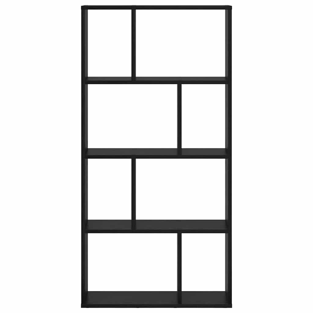 vidaXL Szafka na książki 8 poziomów 60 x 20 x 120,5 cm Czarny Dąb
