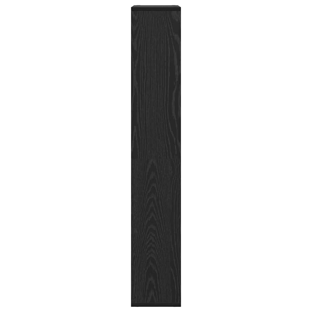 vidaXL Szafka na książki 8 poziomów 60 x 20 x 120,5 cm Czarny Dąb