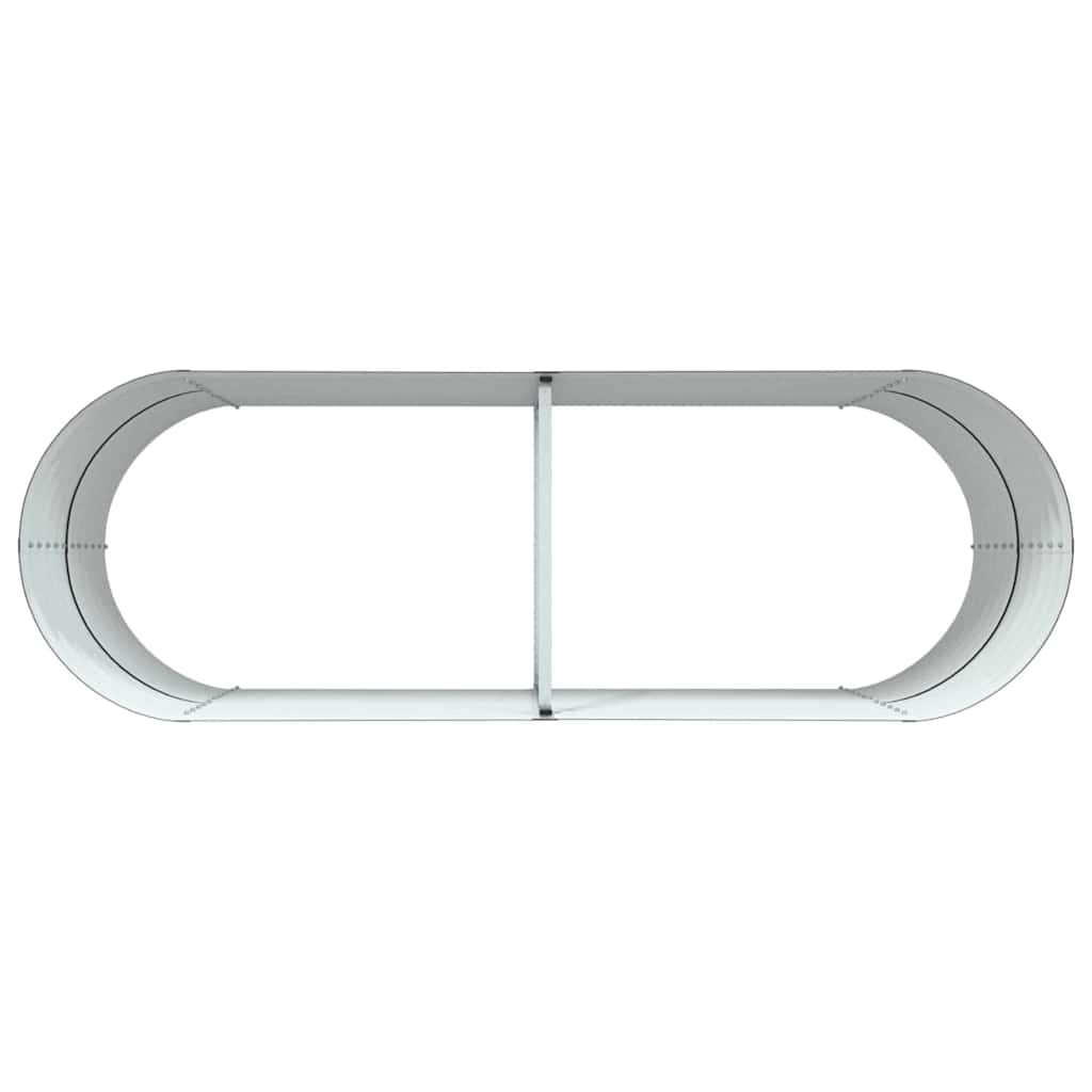 vidaXL Podniesiony grządka Brązowy 240 x 80 x 81 cm Stal