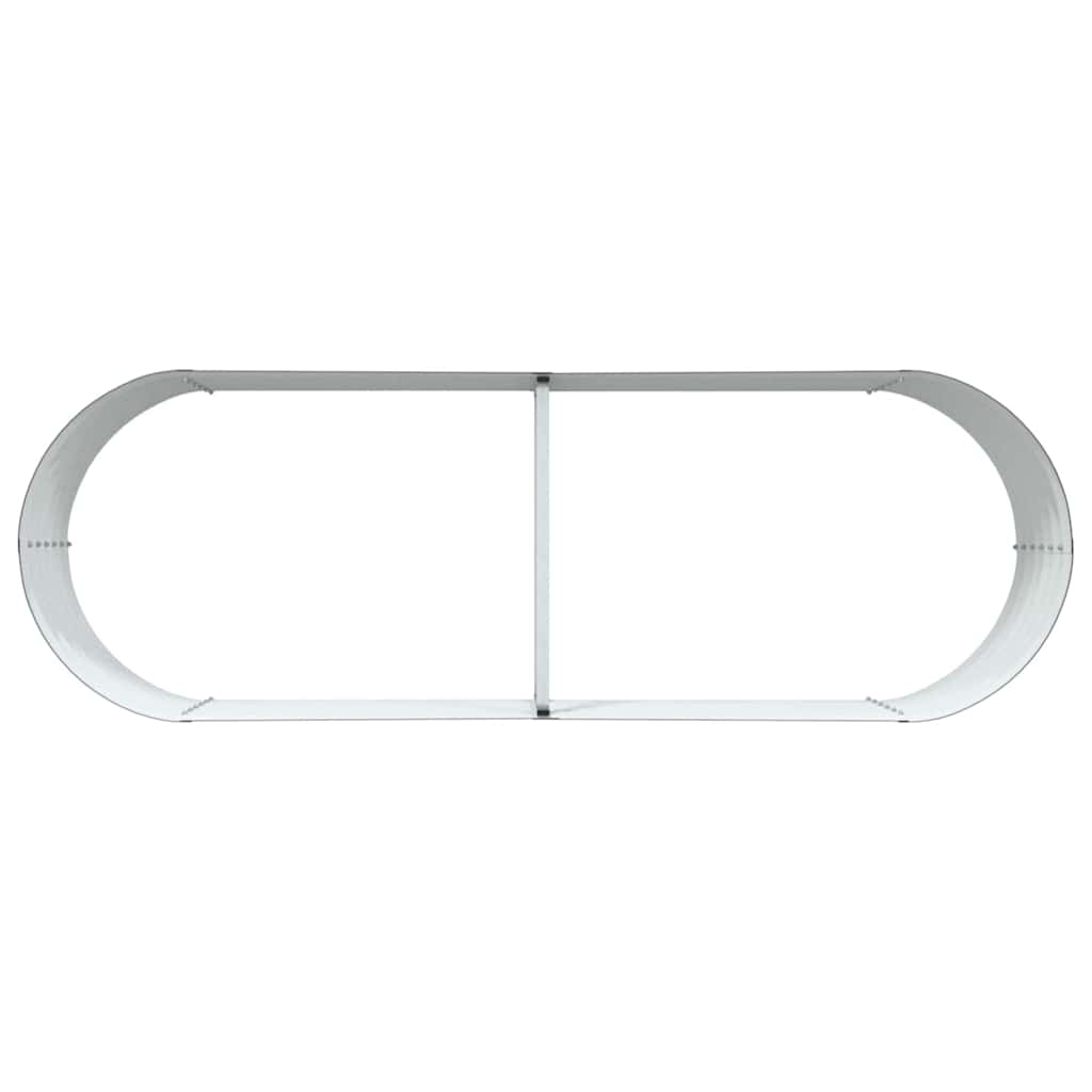 vidaXL Podniesiony grządka Brązowy 240 x 80 x 44 cm Stal