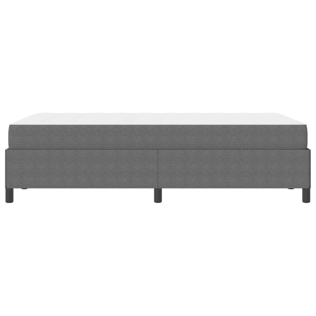 vidaXL Ramka łóżka z materacem Jasnoszary 120 x 200 cm tkanina