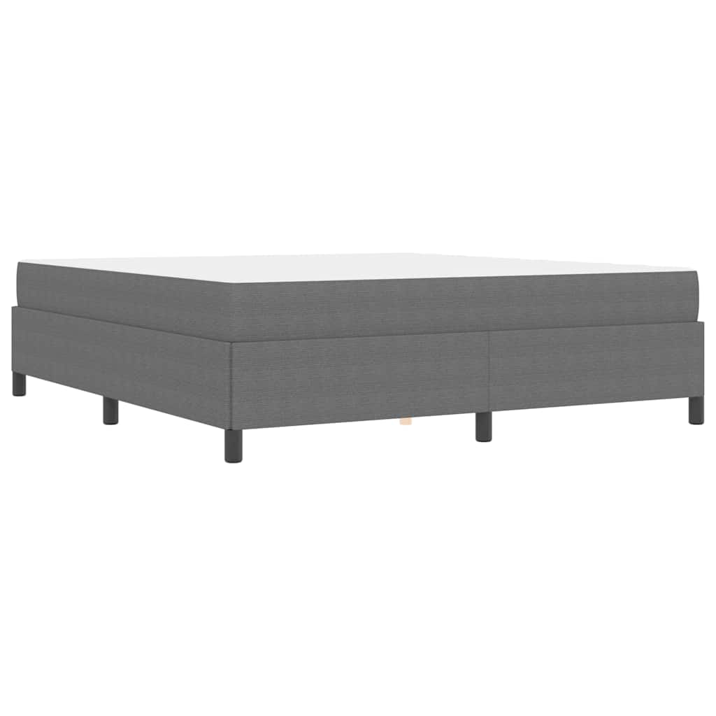 vidaXL Ramka łóżka z materacem Jasnoszary 180 x 200 cm tkanina
