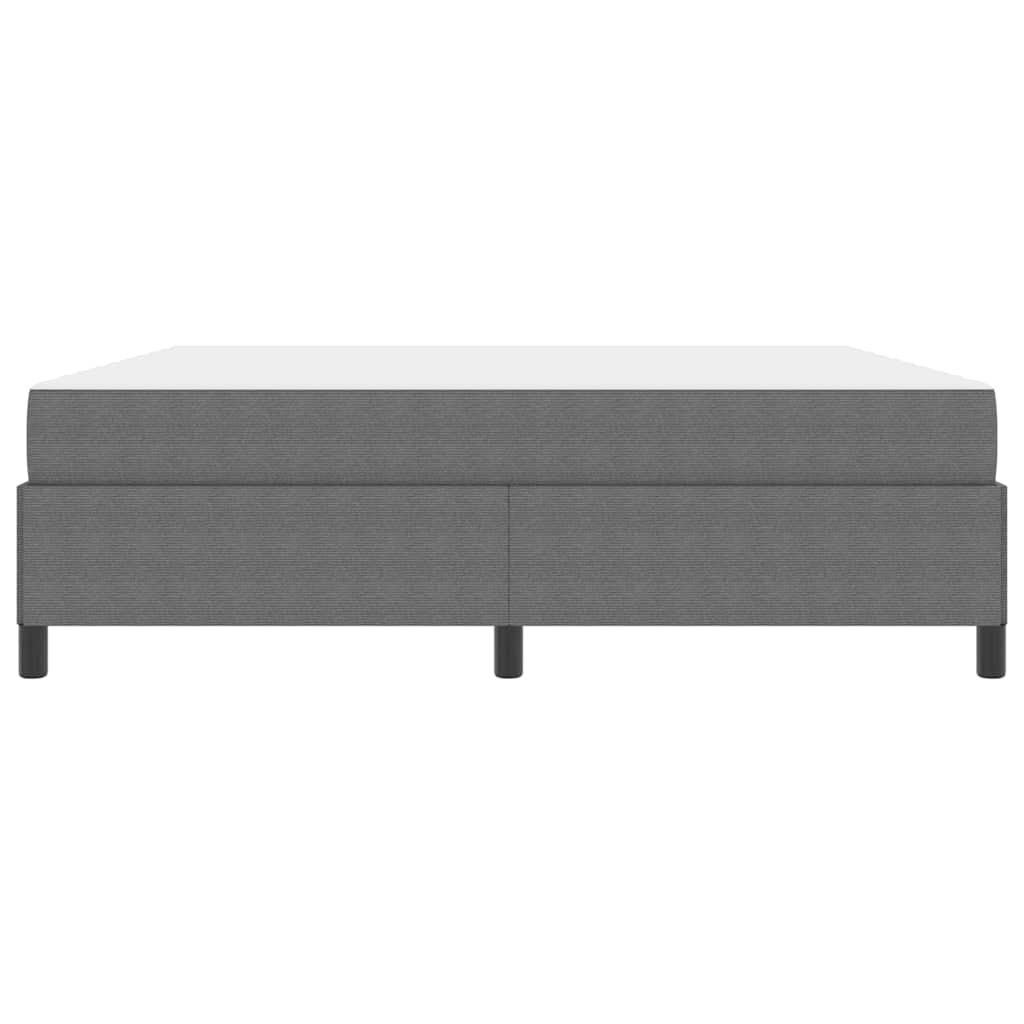 vidaXL Ramka łóżka z materacem Jasnoszary 180 x 200 cm tkanina