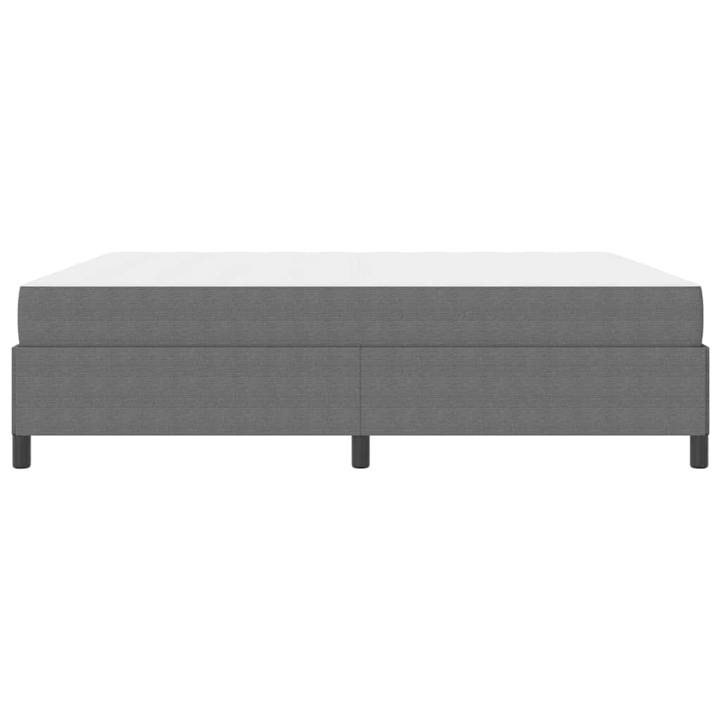 vidaXL Ramka łóżka z materacem Jasnoszary 180 x 200 cm tkanina