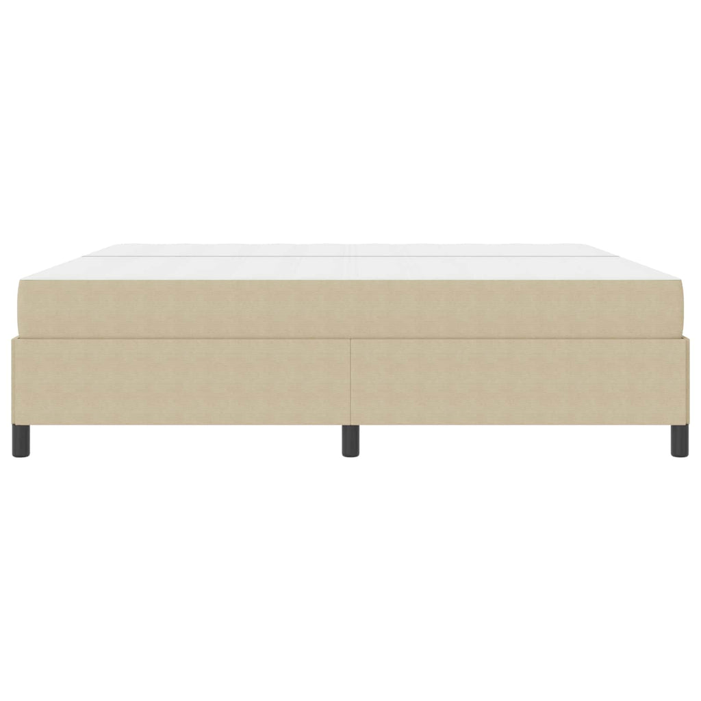 vidaXL Ramka łóżka z materacem Jasnozielony szary 200 x 200 cm tkanina